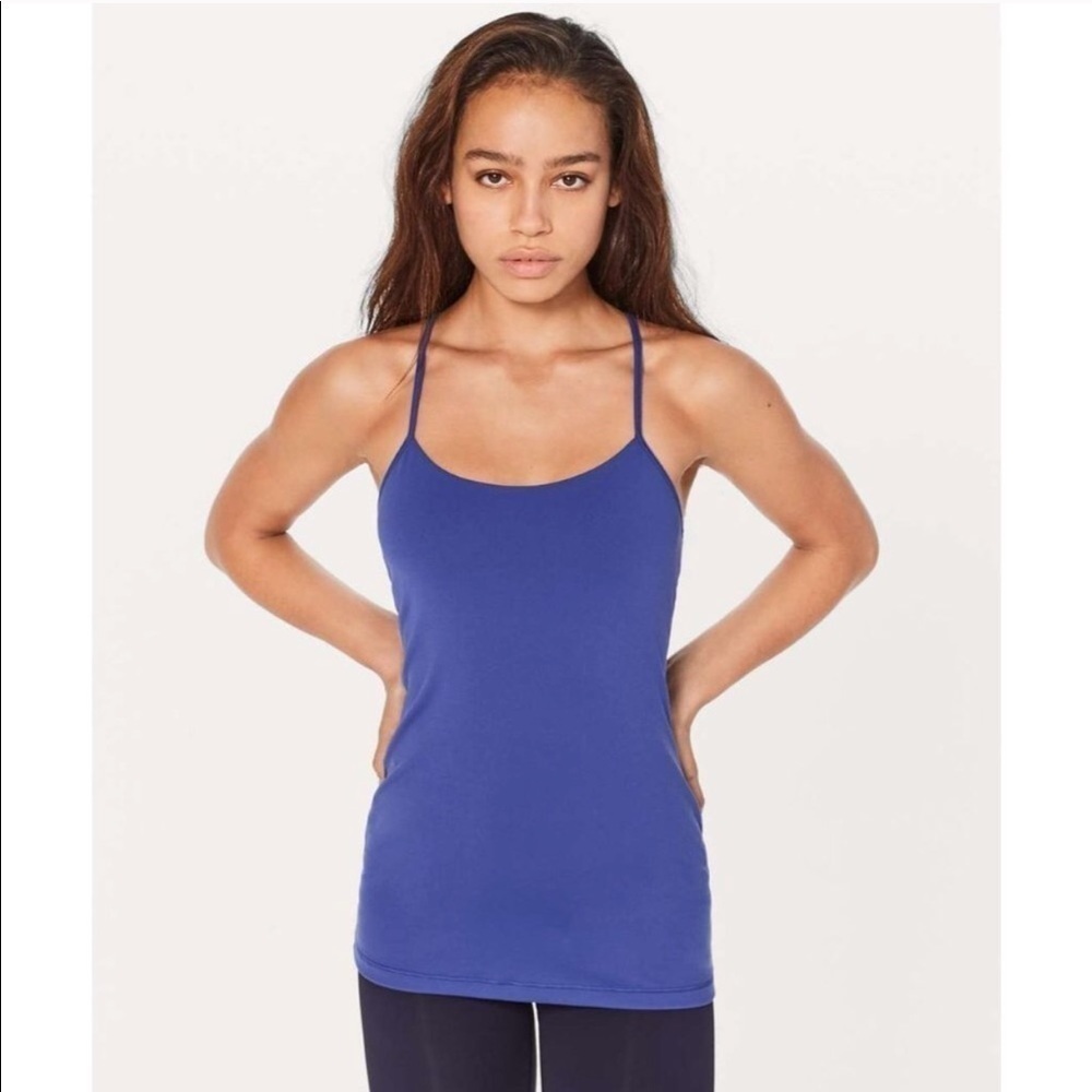 Lululemon Power Pose Tank Blue Psychic Padded 6